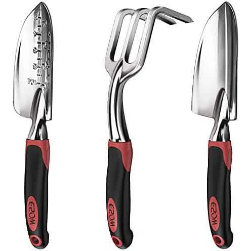 3 Piece Cast Aluminum Heavy Duty Gardening Tool Kit Set