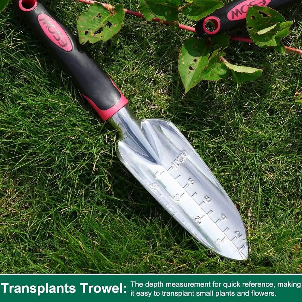 3 Piece Cast Aluminum Heavy Duty Gardening Tool Kit Set