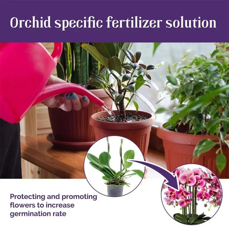 50ml Orchid Liquid Fertilizer Growth Enhancer Blooming Plant Food