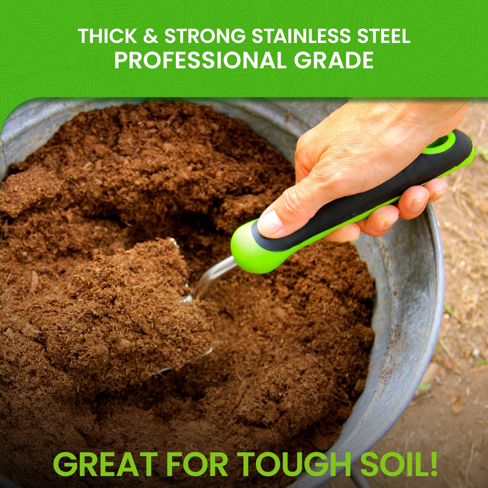 Stainless Steel Garden Trowel Hand Tool for Planting Digging Soil