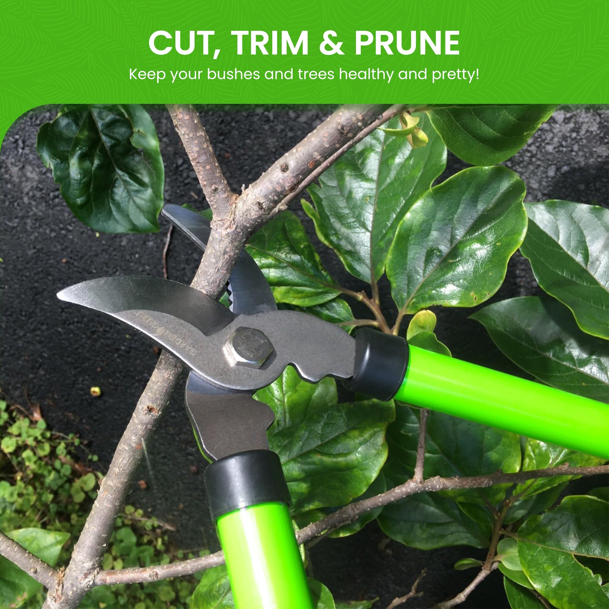 Garden Bypass Loppers Tree Trimmer Clipper Branch Cutting Tool