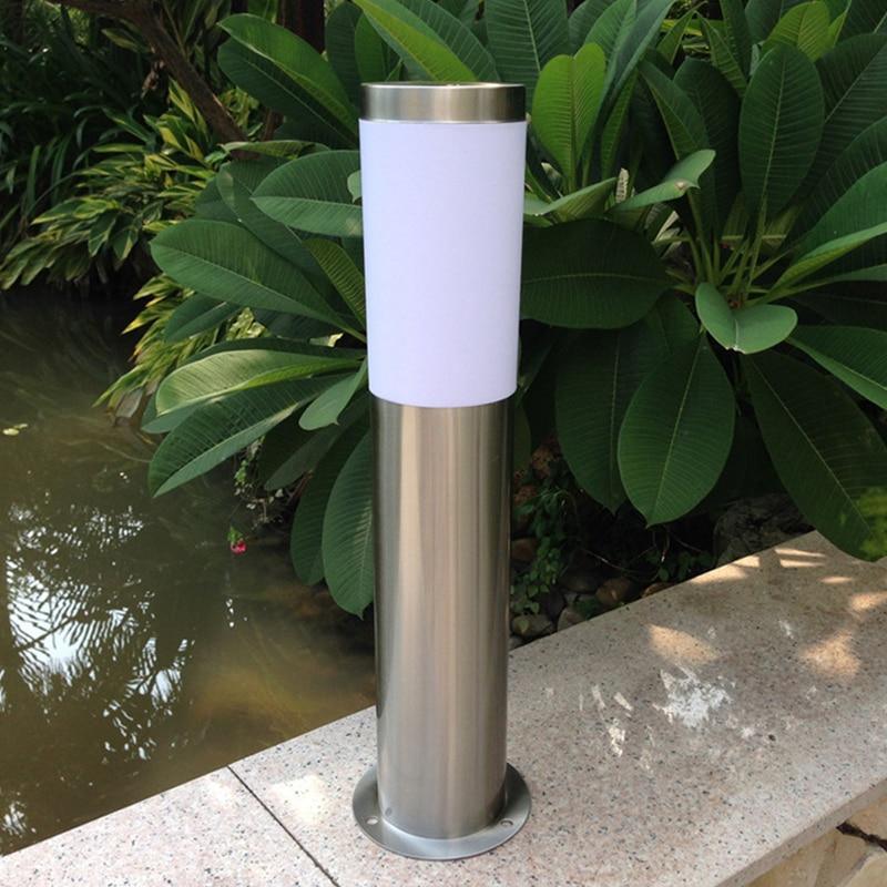 Solar Luxury LED Stainless Steel Garden Pathway Lamp Outdoor Light