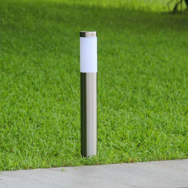 Solar Luxury LED Stainless Steel Garden Pathway Lamp Outdoor Light