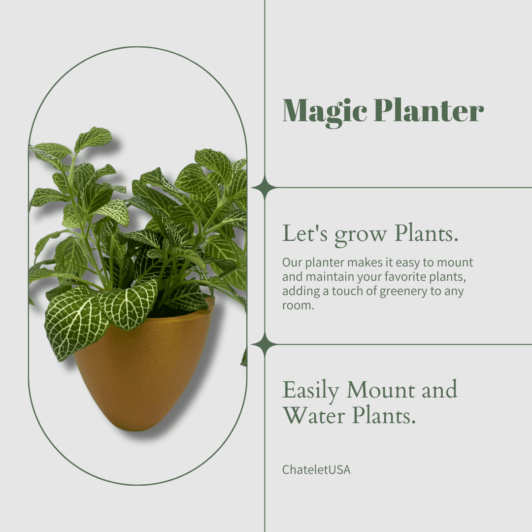 Magic Wall Planters Self Watering Easy Care Indoor Outdoor Pots