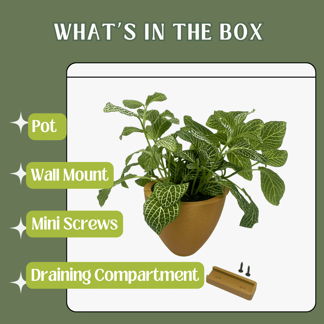 Magic Wall Planters Self Watering Easy Care Indoor Outdoor Pots
