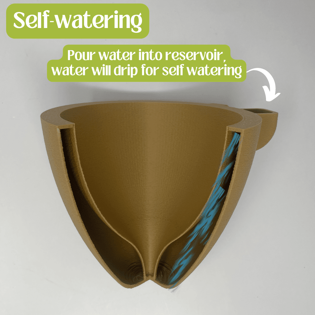 Magic Wall Planters Self Watering Easy Care Indoor Outdoor Pots