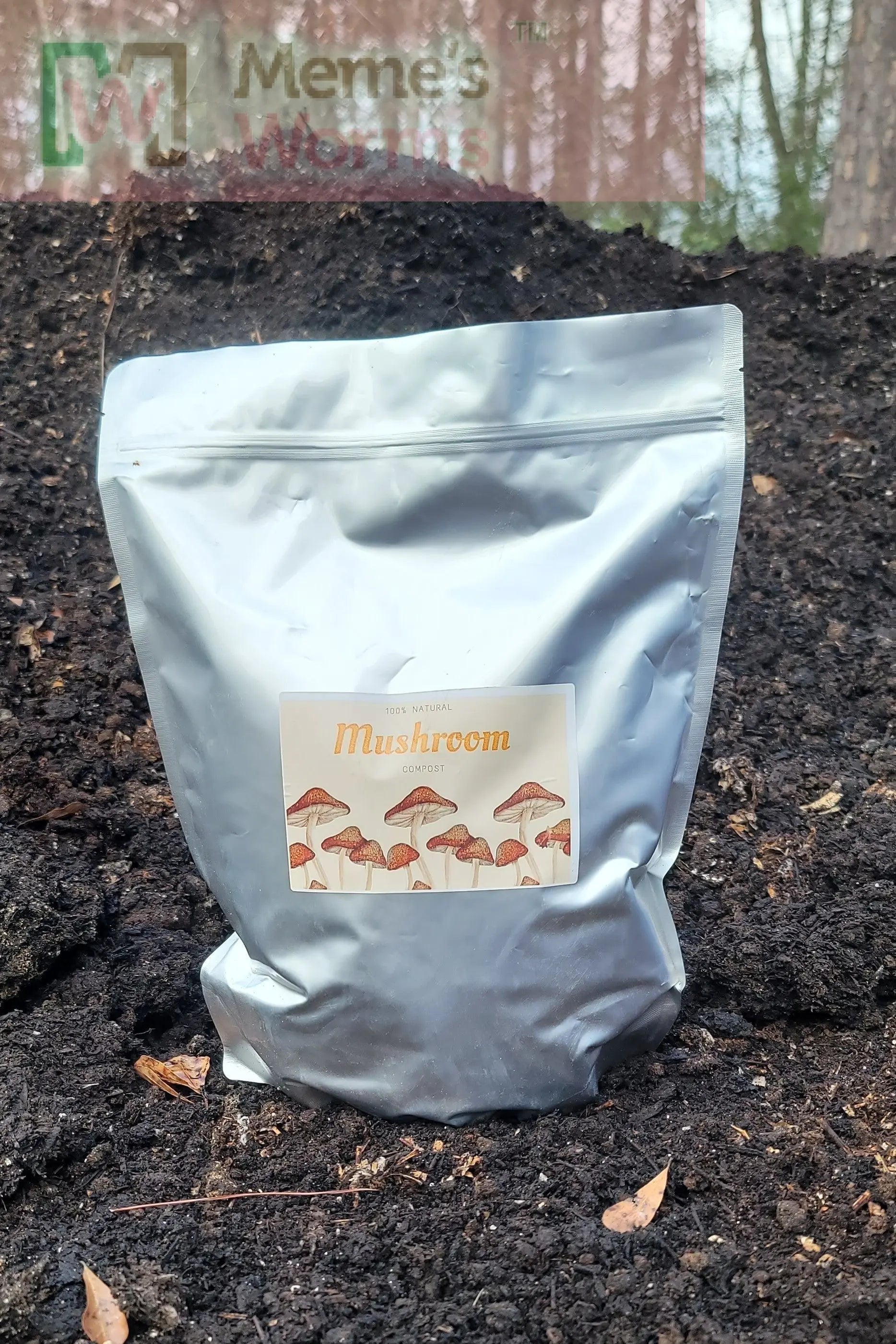 Mushroom Compost Organic Soil Amendment Garden Fertilizer Plant Growth