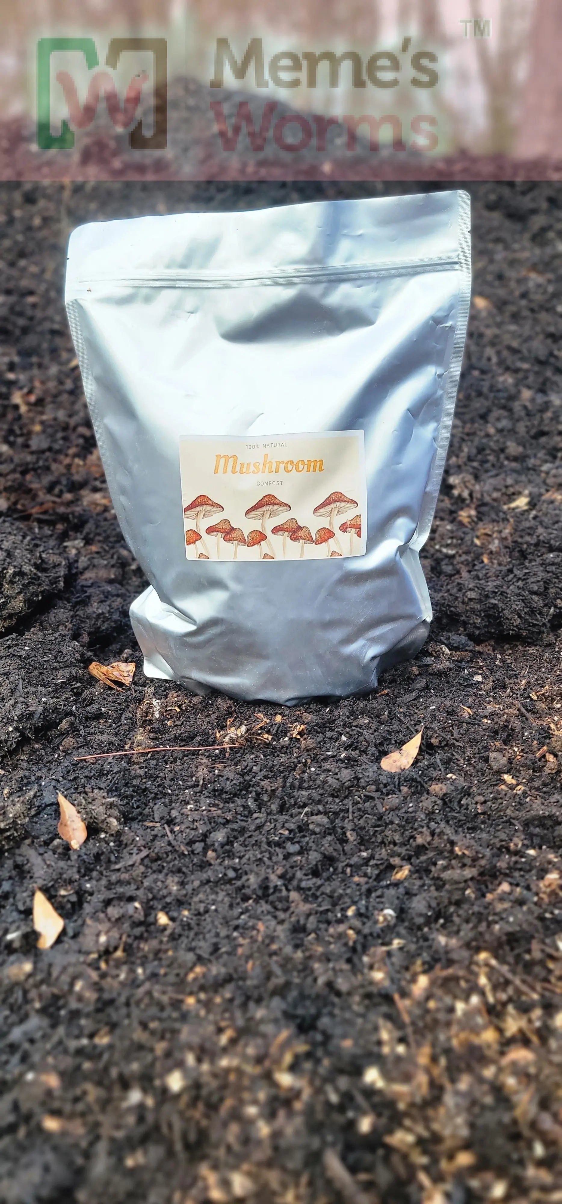 Mushroom Compost Organic Soil Amendment Garden Fertilizer Plant Growth