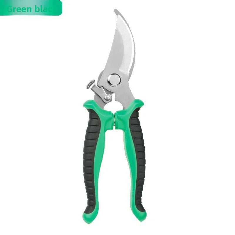 190mm Straight Head Pruning Shears Stainless Steel Bonsai Garden Cutter