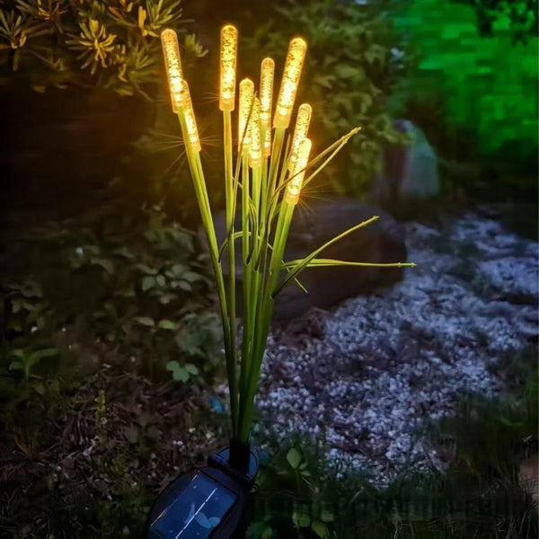Solar Firefly Swaying Garden Light LED Reed Outdoor Pathway Lamp