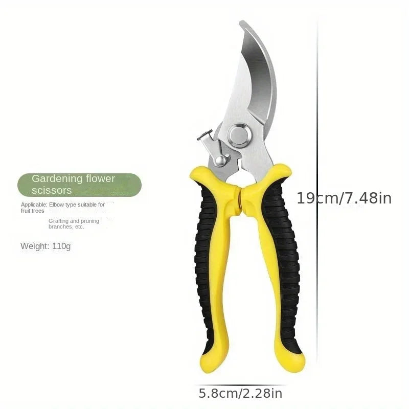 Stainless Steel Professional Gardening Shears Pruning Fruit Trees Flowers Tool