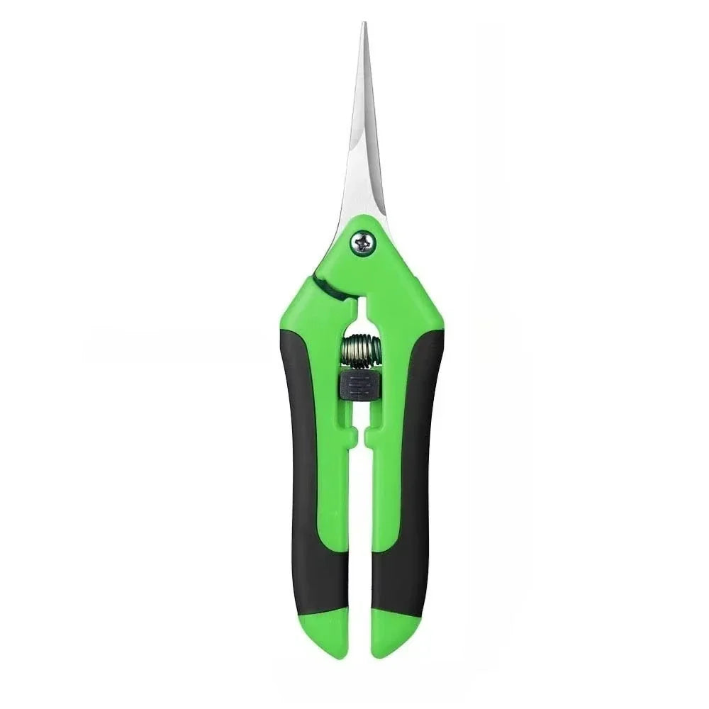 190mm Straight Head Pruning Shears Stainless Steel Bonsai Garden Cutter