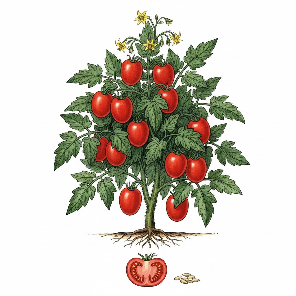 Roma Tomato Seeds Heirloom Paste Vegetable Garden High Yield Plant