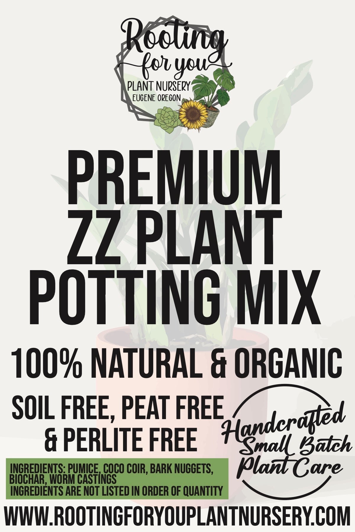 Plant Premium Potting Mix Well Draining Aroid Soil Blend