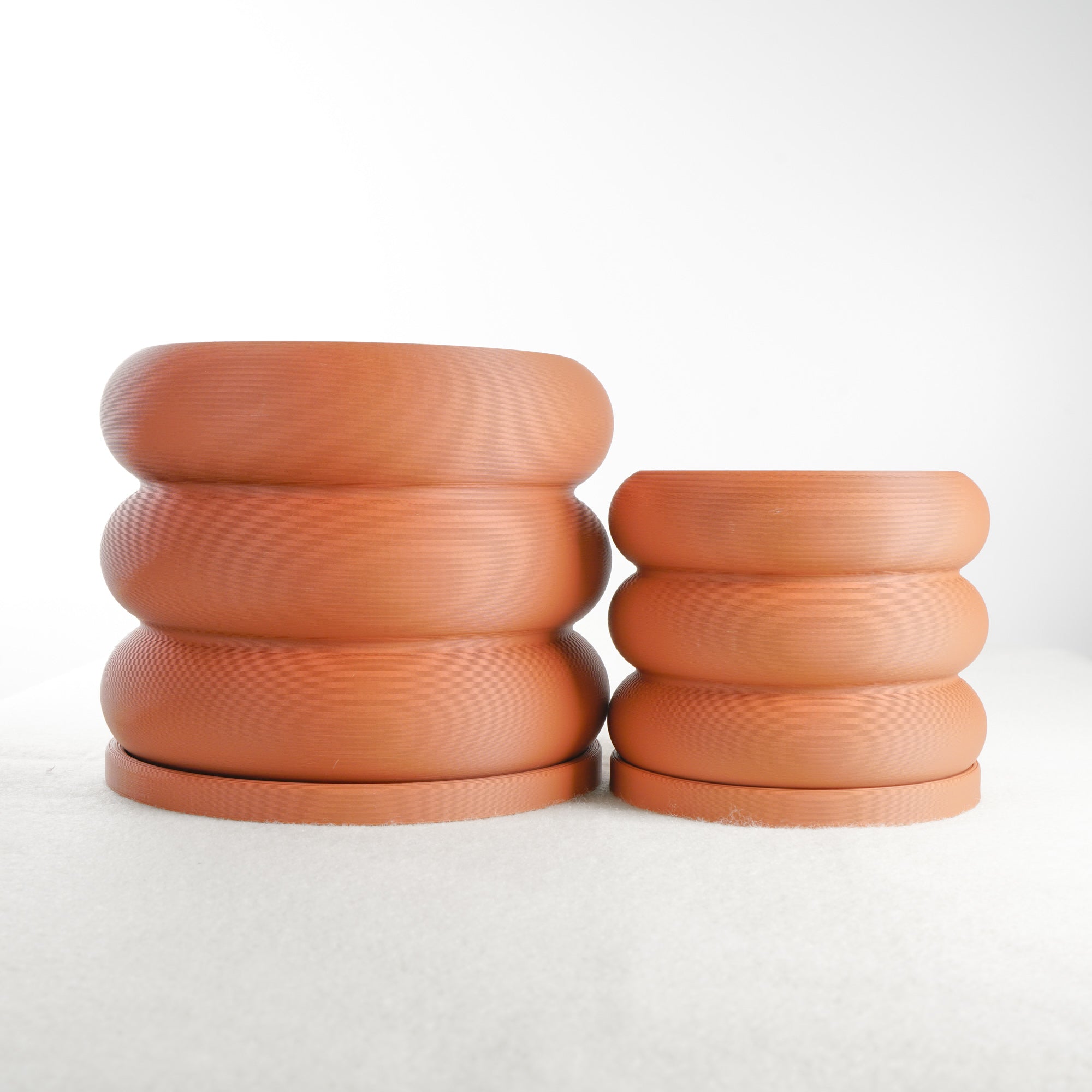 Bubble Donut Planter with Drainage Modern Decorative Plant Pot