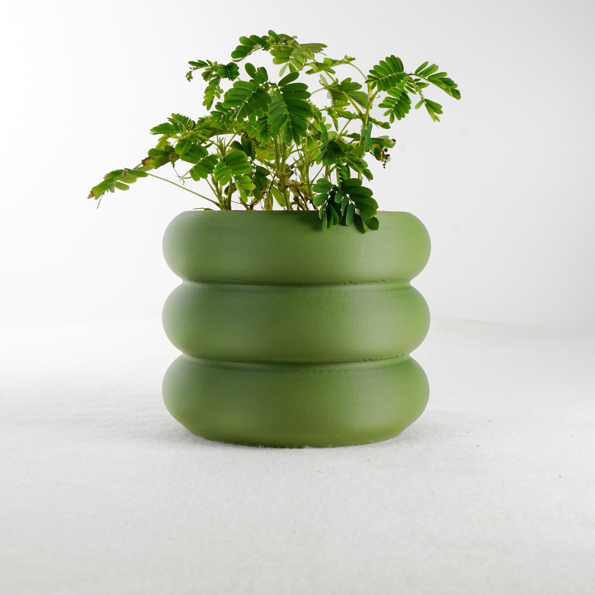 Bubble Donut Planter with Drainage Modern Decorative Plant Pot