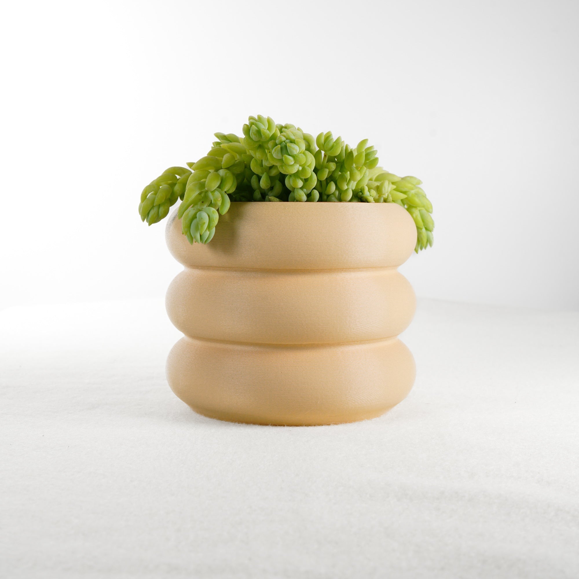 Bubble Donut Planter with Drainage Modern Decorative Plant Pot