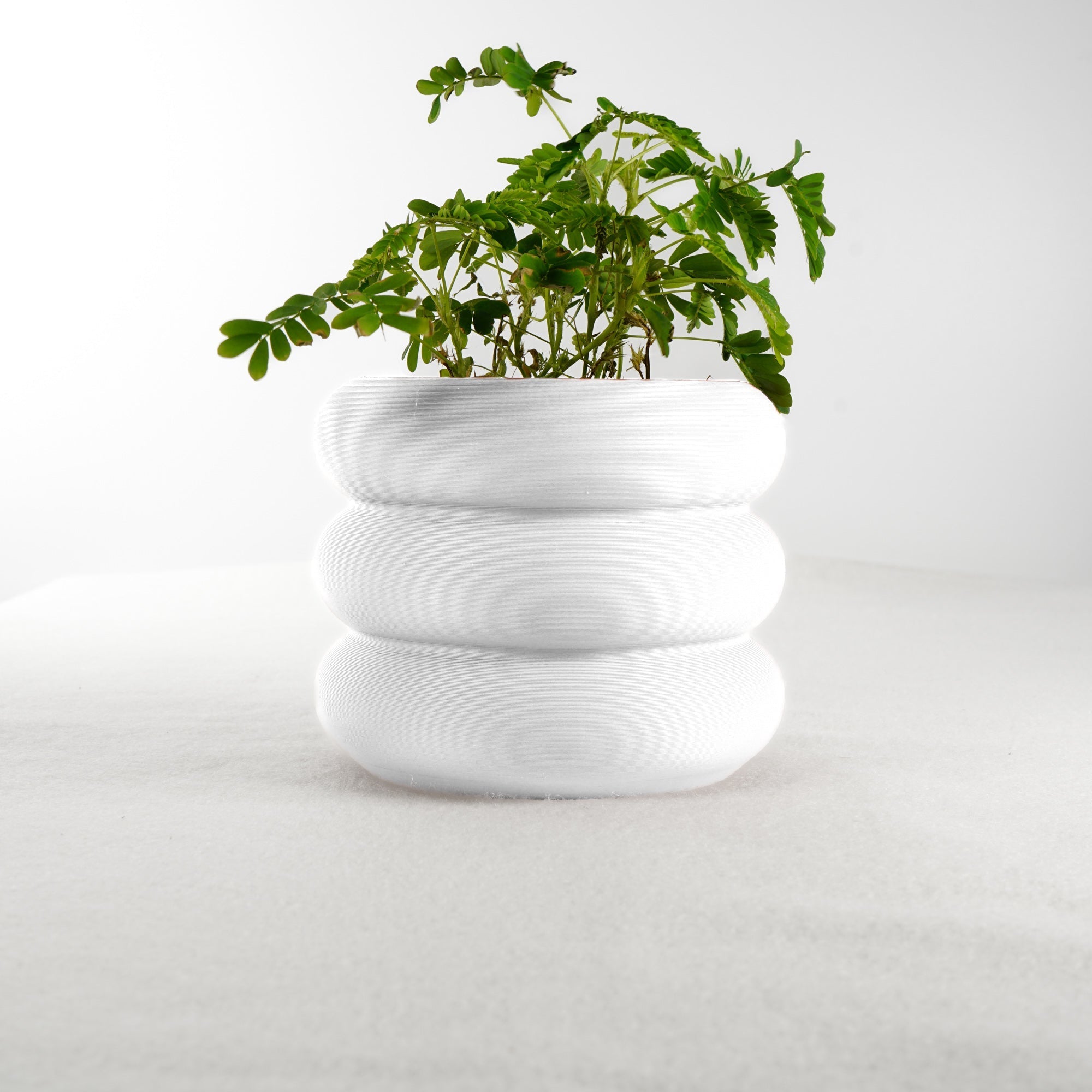 Bubble Donut Planter with Drainage Modern Decorative Plant Pot