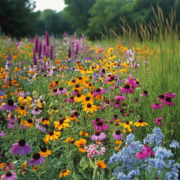 Perennial Wildflower Seed Mix 15 Varieties 1000 Seeds Garden Blend