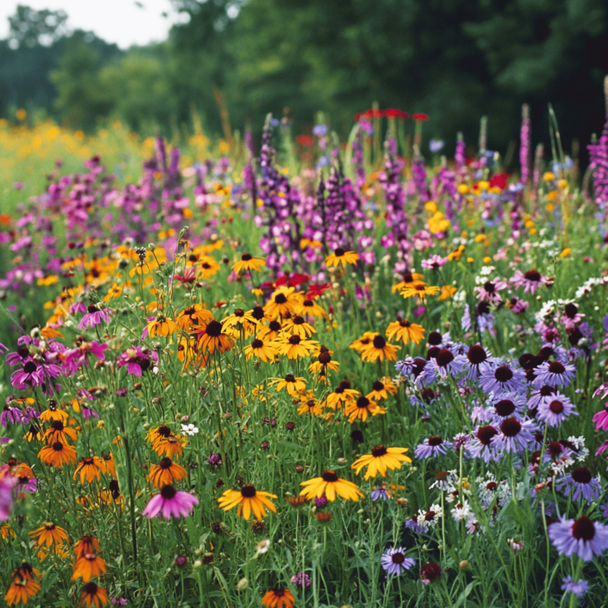 Perennial Wildflower Seed Mix 15 Varieties 1000 Seeds Garden Blend